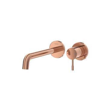 Atlas Ankastre Lavabo Bataryası Rose Gold