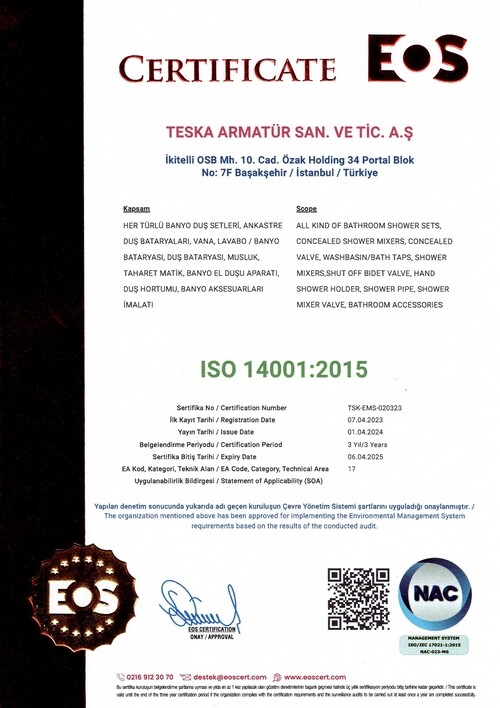 TESKA ISO 14001 2015