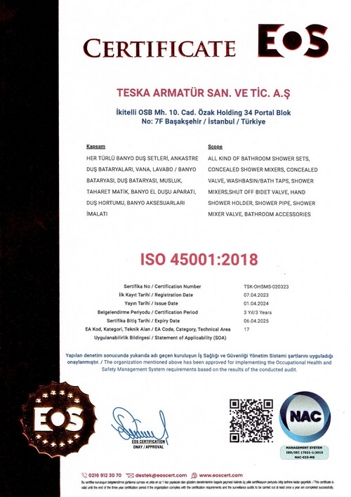 TESKA ISO 45001 2018