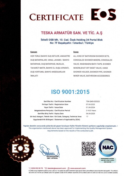 TESKA ISO 9001 2015